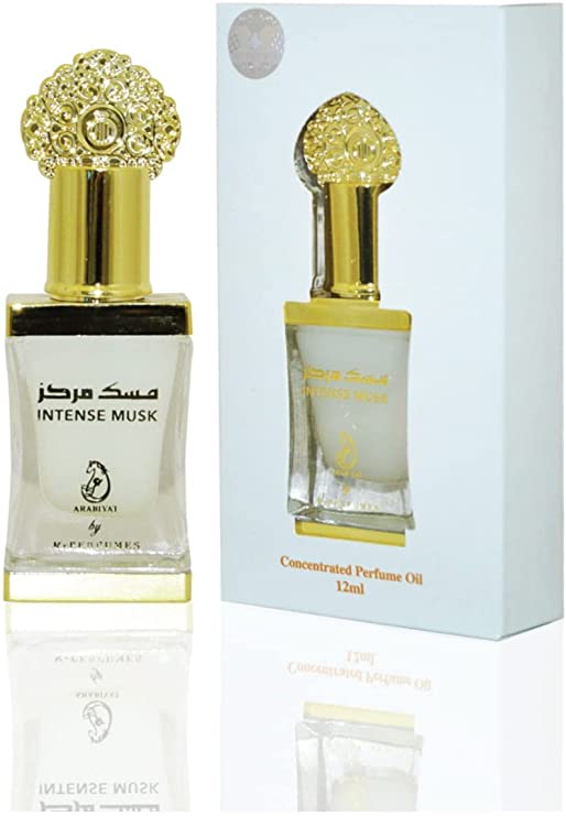 INTENSE MUSK from ARABIYAT, Non Alcoholic Concentrated Perfume Oil or Attar for Unisex, 12 ml