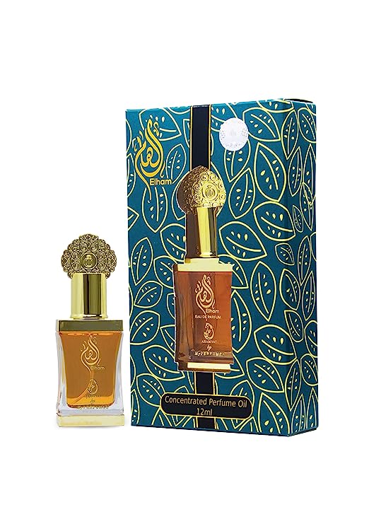 ELHAM from ARABIYAT, Non Alcoholic Concentrated Perfume Oil or Attar for Unisex, 12 ml
