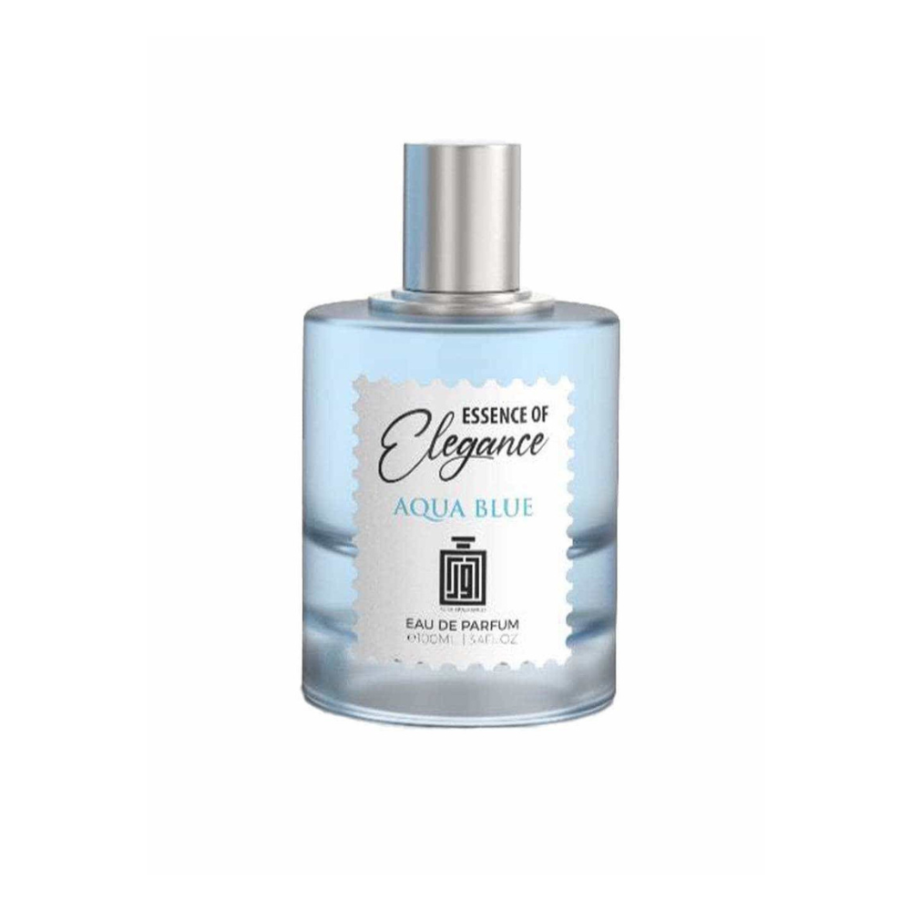 AURA FRAGRANCE PERFUME ESSENCE OF ELEGANCE AQUA BLUE 100ML